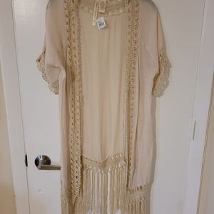 Shabby Chic Long Vest